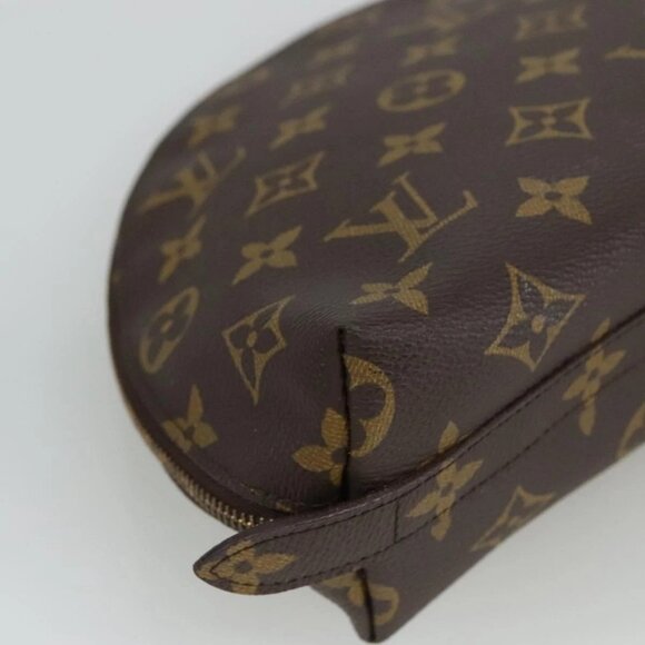 LOUIS VUITTON Monogram Trousse Demi Ronde Cosmetic Pouch - Picture 9 of 16